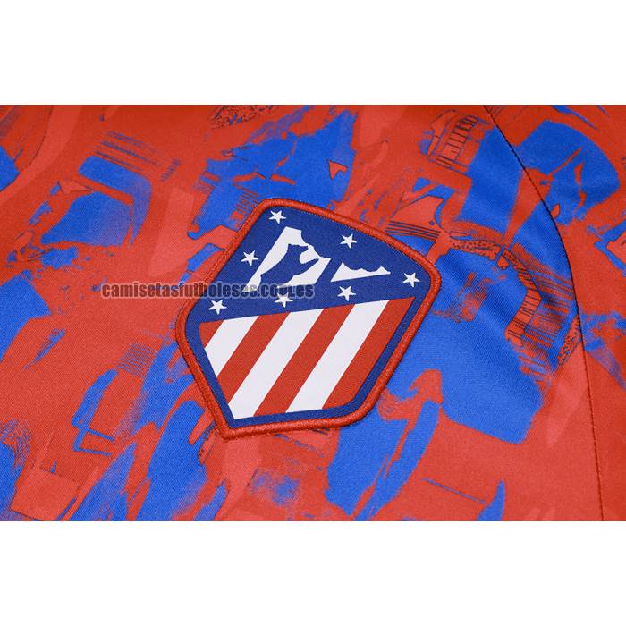Chandal del Atletico Madrid Manga Corta 2023 2024 Rojo - Pantalon Corto